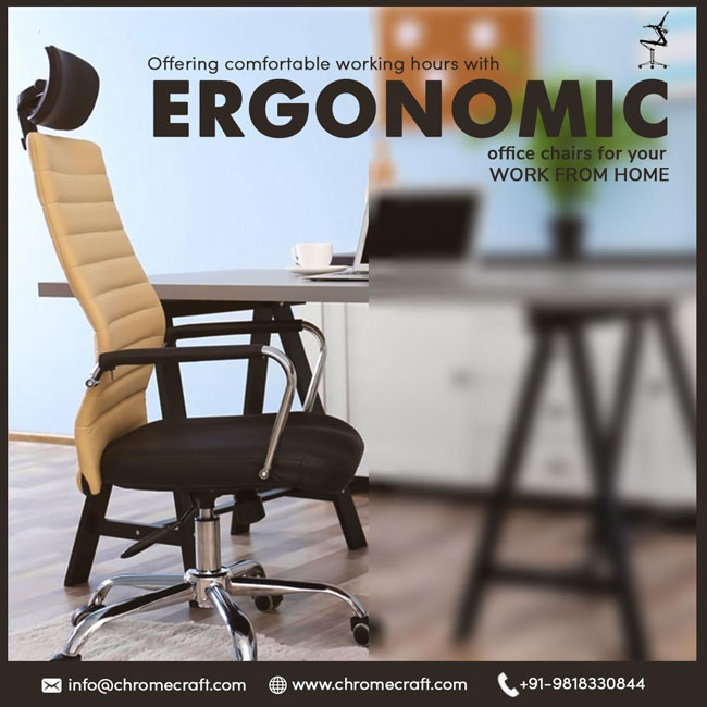 CHROMECRAFT FURNISHERS Manufacturer of Best CEO Chairs, Executive Chairs, Designer Sofas in Delhi, India.